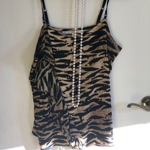 Rachel Roy versatile animal print cami tank